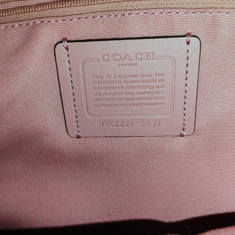 Coach Pink and Cream Women's Backpack and Wallet Set - Picture 2 of 8